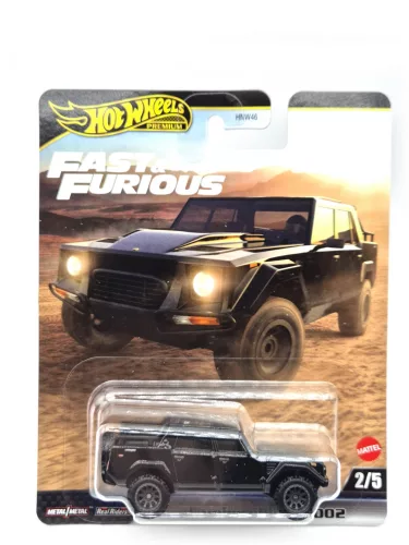 Hot Wheels Fast and Furious - Смъртоносно бързи 2/5 - Lamborghini LM002 - Hot Wheels - 1:64