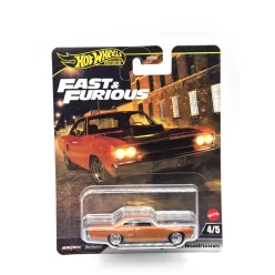   Hot Wheels Fast and Furious - Смъртоносно бързи 4/5 - 1970 Custom Plymouth Roadrunner - Hot Wheels - 1:64