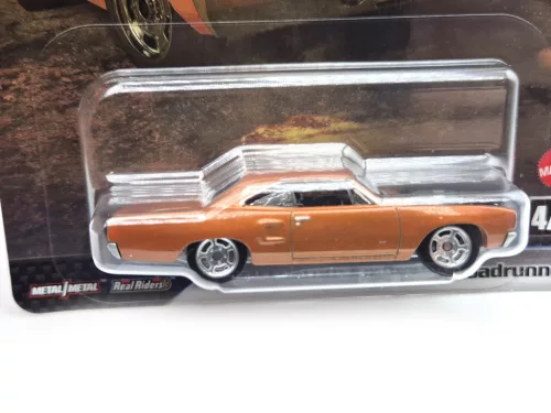 Hot Wheels Fast and Furious - Смъртоносно бързи 4/5 - 1970 Custom Plymouth Roadrunner - Hot Wheels - 1:64