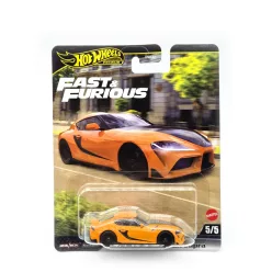   Hot Wheels Fast and Furious - Смъртоносно бързи 5/5 - 2021 Toyota GR Supra - Hot Wheels - 1:64