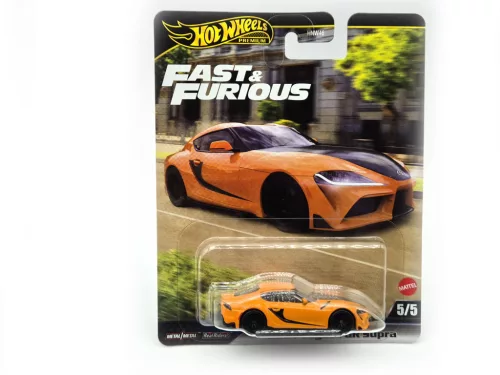 Hot Wheels Fast and Furious - Смъртоносно бързи 5/5 - 2021 Toyota GR Supra - Hot Wheels - 1:64