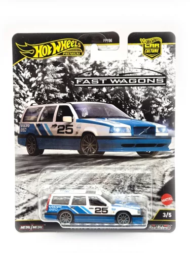 Hot Wheels Premium - Fast Wagons 3/5 - Volvo 850 Estate - Hot Wheels - 1:64