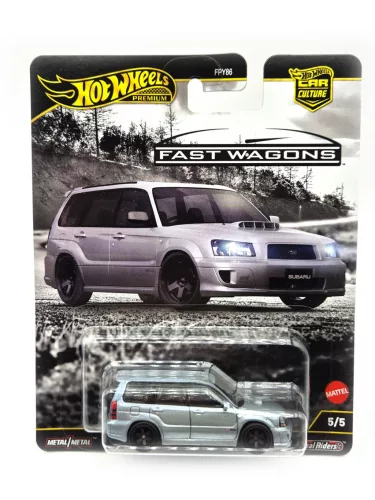 Hot Wheels Premium - Fast Wagons 5/5 - Subaru Forester STI - Hot Wheels - 1:64
