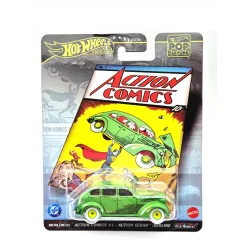   Hot Wheels Premium - Pop Culture - Action Comics #1 - Action Sedan / Berline - Hot Wheels - 1:64