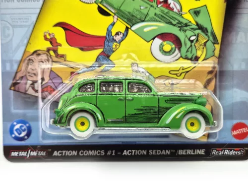 Hot Wheels Premium - Pop Culture - Action Comics #1 - Action Sedan / Berline - Hot Wheels - 1:64