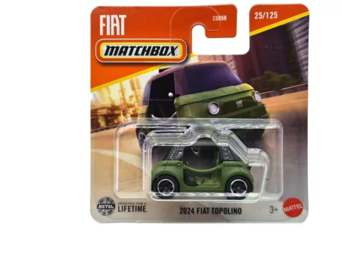 Fiat Topolino - 2024 - 25/125 - блистер - Matchbox - 1:64