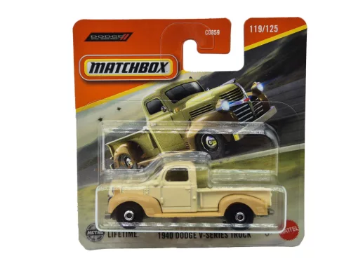 Dodge V-Series Truck (1940) - 119/125 - блистер - Matchbox - 1:64