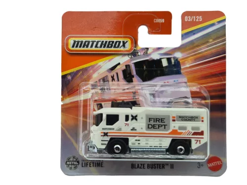 Blaze Buster II пожарна пожарна кола - 03/125 - блистер - Matchbox - 1:64
