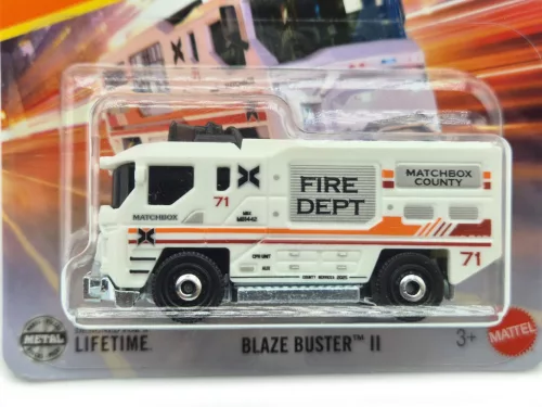 Blaze Buster II пожарна пожарна кола - 03/125 - блистер - Matchbox - 1:64