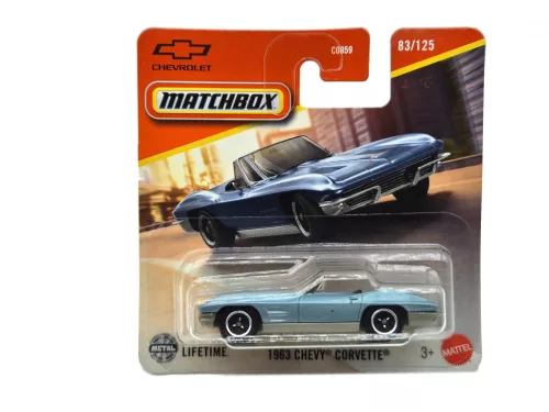 Chevrolet Chevy Corvette (1963) - 83/125 - блистер - Matchbox - 1:64