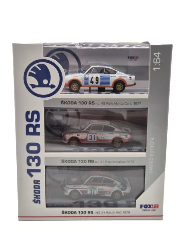 Skoda 130 RS комплект от 3 броя - Fox18 - 1:64