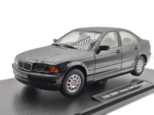 BMW E46 sedan (1999) - черен -  KK-Scale - 1:18