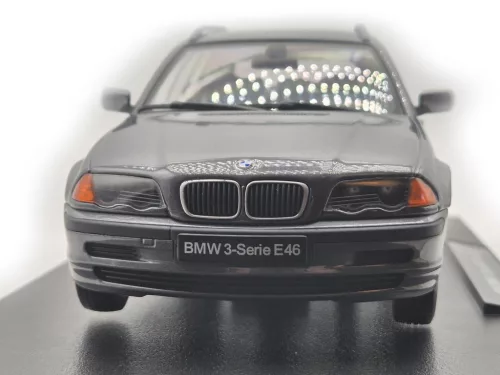 BMW E46 touring - тъмно сив -  KK-Scale - 1:18