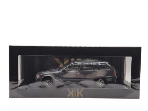 BMW E46 touring - тъмно сив -  KK-Scale - 1:18