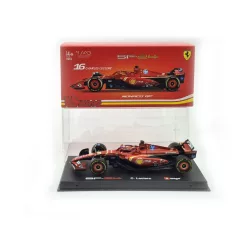   Ferrari SF-24 F1 #16 (2024) - Winner Monaco GP - Charles Leclerc - С ПИЛОТ - Bburago - 1:43