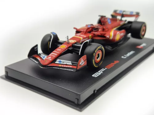 Ferrari SF-24 F1 #16 (2024) - Winner Monaco GP - Charles Leclerc - С ПИЛОТ - Bburago - 1:43