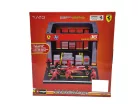 Ferrari Pit Stop - диорама комплект бокс - SF-24 F1 #16 (2024) - Charles Leclerc - с механици - Bburago - 1:43