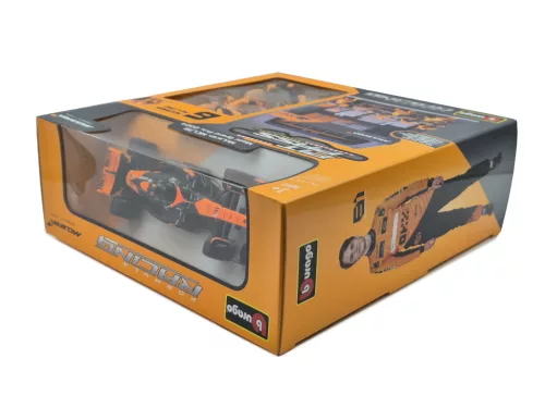 McLaren Pit Stop - диорама на бокс - MCL38 F1 #81 (2024) - Oscar Piastri - с механици - Bburago - 1:43