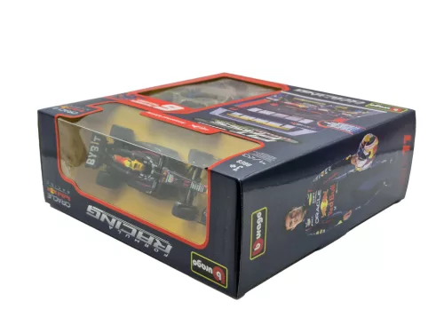 Red Bull Pit Stop - диорама на бокс - RB20 F1 #11 (2023) - Sergio Perez - с механици - Bburago - 1:43