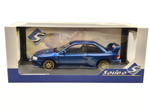 Subaru Impreza 22B (1998) - син - Solido - 1:18