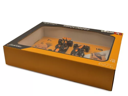 McLaren MCL38 F1 комплект (2024) - #4 Lando Norris - #81 Oscar Piastri - Bburago - 1:43