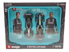 Mercedes W15 F1 комплект (2024) - #44 Lewis Hamilton - #63 George Russell - Bburago - 1:43