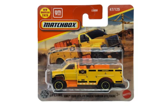 GMC 3500 Utility Truck - 47/125 - блистер - Matchbox - 1:64