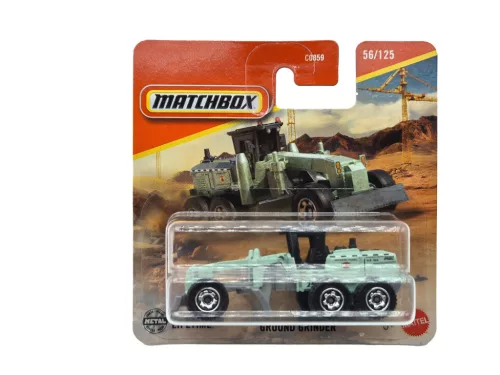 Ground Grinder - пътен грейдер - 56/125 - блистер - Matchbox - 1:64