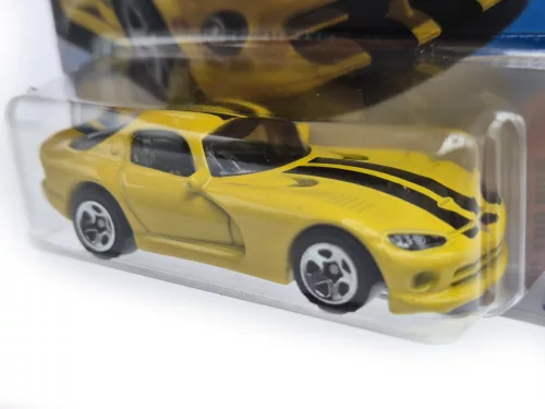 Hot Wheels '96 Dodge Viper GTS - жълт - Then and Now 4/10 - 176/250 - Hot Wheels - 1:64