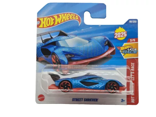Hot Wheels Street Shrieker - синьо/червено - Hot Wheels Let's Race 3/5 - 66/250 - Hot Wheels - 1:64