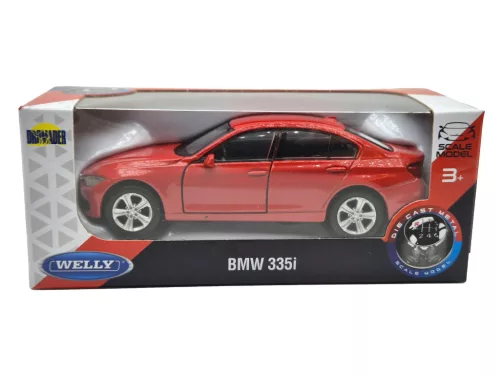 BMW F30 335i - червен - Welly - 1:34