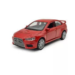 Mitsubishi Lancer Evolution X - червен - Welly - 1:34
