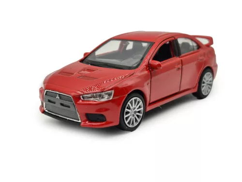 Mitsubishi Lancer Evolution X - червен - Welly - 1:34