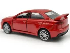 Mitsubishi Lancer Evolution X - червен - Welly - 1:34