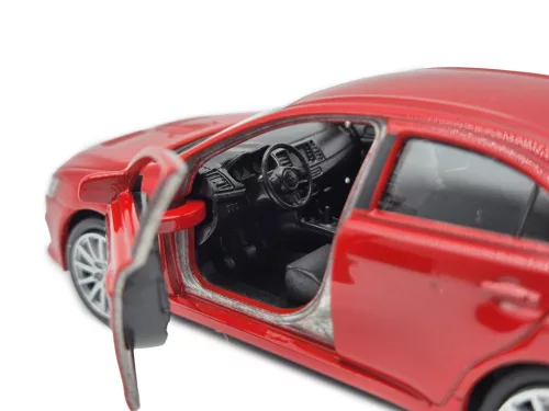 Mitsubishi Lancer Evolution X - червен - Welly - 1:34