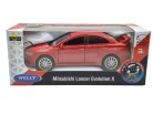 Mitsubishi Lancer Evolution X - червен - Welly - 1:34