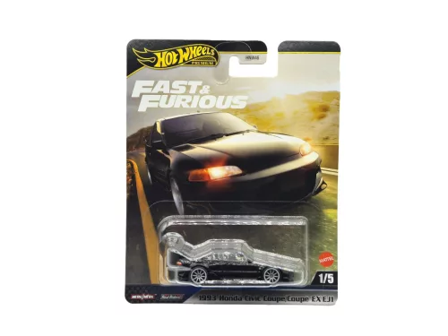 Hot Wheels Premium Fast and Furious - Fast & Furious 1/5 - 1993 Honda Civic Coupe - Hot Wheels - 1:64