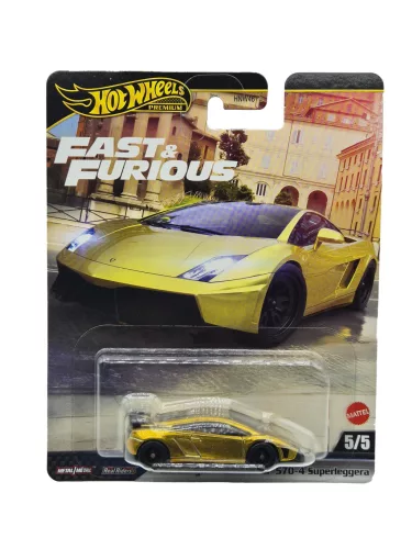 Hot Wheels Premium Fast and Furious - Fast & Furious 5/5 - Lamborghini Gallardo LP 570-4 Superleggera - Hot Wheels - 1:64