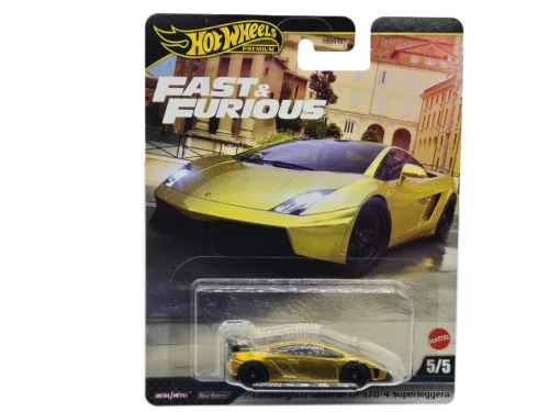 Hot Wheels Premium Fast and Furious - Fast & Furious 5/5 - Lamborghini Gallardo LP 570-4 Superleggera - Hot Wheels - 1:64