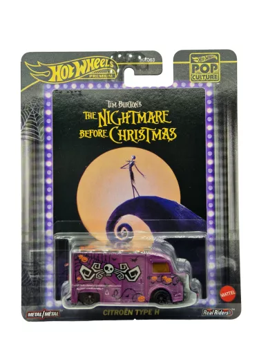 Hot Wheels Premium - Pop Culture - The Nightmare Before Christmas - Citroen Type H - Hot Wheels - 1:64