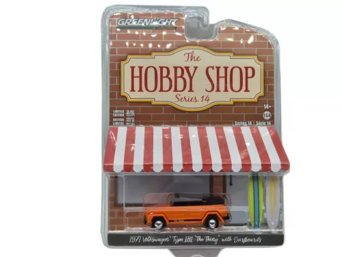 Volkswagen VW Type 181 - със сърф дъски - Greenlight - 1:64