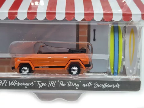 Volkswagen VW Type 181 - със сърф дъски - Greenlight - 1:64