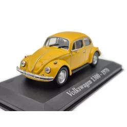   Volkswagen VW Beetle Bogár 1300 (1970) - жълт - Edicola - 1:43