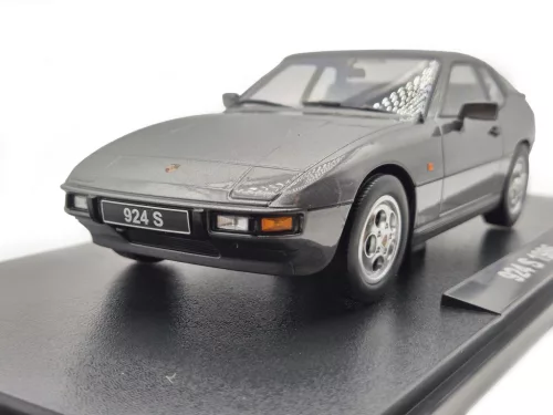 Porsche 924S coupe (1986) - металик сив - KK-Scale - 1:18