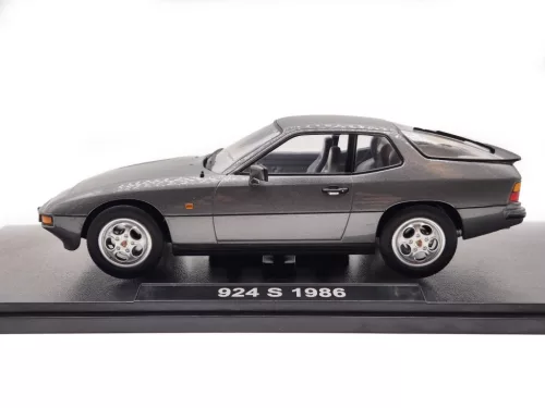Porsche 924S coupe (1986) - металик сив - KK-Scale - 1:18