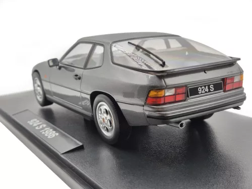 Porsche 924S coupe (1986) - металик сив - KK-Scale - 1:18