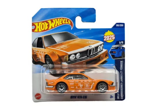 Hot Wheels BMW 635 CSi - Wild Widebody 1/5 - 185/250 - оранжево - Hot Wheels - 1:64