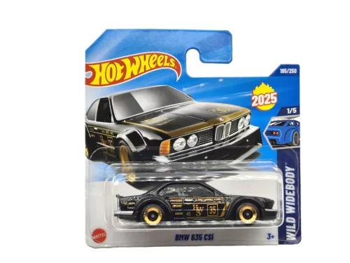Hot Wheels BMW 635 CSi - Wild Widebody 1/5 - 185/250 - черно - Hot Wheels - 1:64