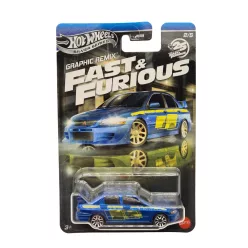   Hot Wheels Graphic Remix - Fast and Furious - Fast & Furious 2/5 - Mitsubishi Lancer Evolution VII - Hot Wheels - 1:64