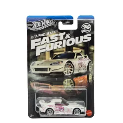   Hot Wheels Graphic Remix - Fast and Furious - Смъртоносно бързи 1/5 - Honda S2000 - Hot Wheels - 1:64